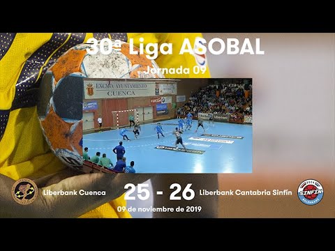 LIGA ASOBAL J09: Liberbank Cuenca - Liberbank Cantabria Sinfín 25-26
