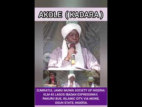 " KADARA OLOHUN NI GBOGBO N KAN  FI BE "