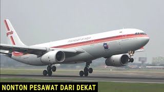Download lagu Nonton Pesawat Terbang dari Dekat, Landing dan Take Off  di Bandara Soekarno-Hatta Jakarta mp3