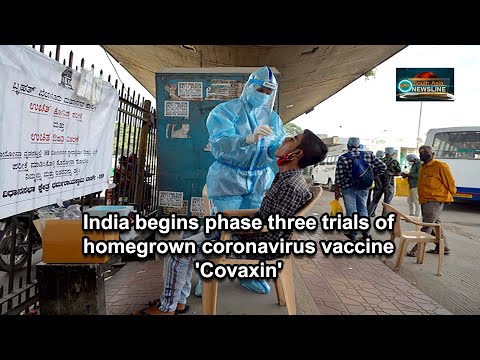 India begins phase three trials of homegrown coronavirus vaccine