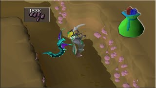 Using a Full Crystal Pickaxe at Amethyst I Every Color