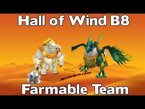 Summoners War-  Hall of Wind B8 Farmable Team