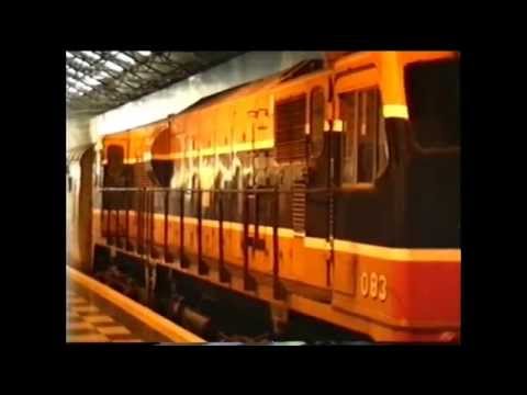 Inter-City train from Dublin Heuston to Galway in 1992
