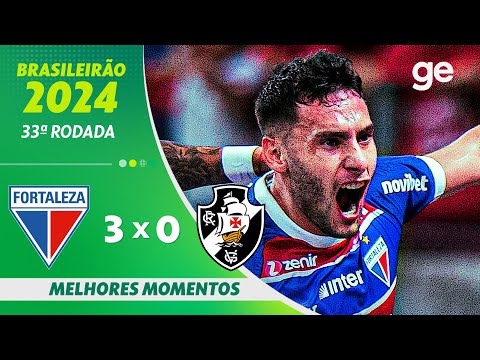 Gols e lances de Fortaleza x Vasco da Gama