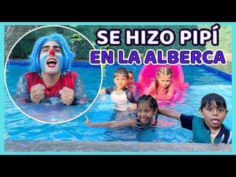 SE HACE PIPI EN LA ALBERCA - YOMI LUCHA HEROE