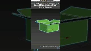 Open Box Model in 3dsmax | How to Model a n Open Cardboard Box #3dsmax #3dmodeling #3d #tutorial