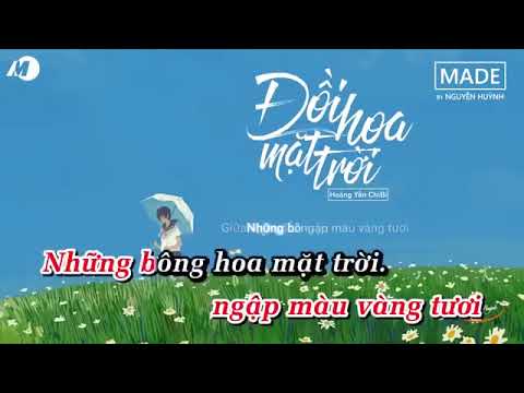 Karaoke Beat Chuẩn  Đồi Hoa Mặt Trời  DVTMUSIC Bản Chuẩn