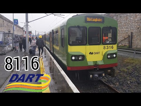 Ride Onboard IÉ 8100/8300 Class DART number 8116 from Sandymount to Dún Laoghaire. 30/4/2022.