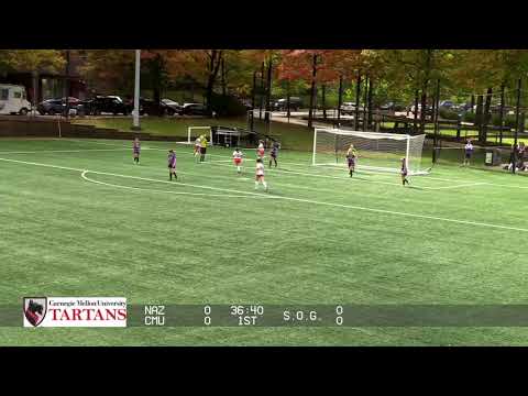 Carnegie Mellon Women's Soccer Goal vs. Nazareth