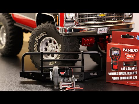 Traxxas TRX-4 Warn Winch Installation | Advanced Wireless Remote | K5 Blazer TRX 4 RC