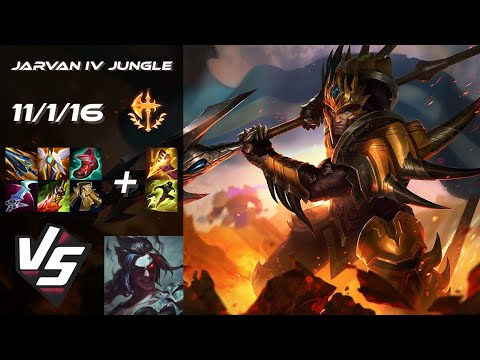 JUNGLE Jarvan IV vs Kayn - EU Challenger Patch 25.S2.6