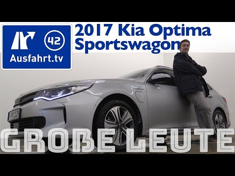Kia Optima Sportswagon für große Personen? Ausfahrt.tv hilft.