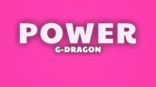 Download lagu G-DRAGON - POWER (Lyrics) mp3