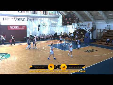 TURNEUL FINAL U18 F: Crisul Oradea - CSS CSM Targoviste