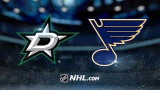 Three-goal 1st leads Blues to 4-2 win vs. Stars