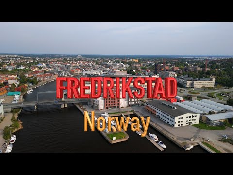 Fredrikstad, Norway: Touring in the city by Drone 4K 🇳🇴