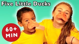 Five Little Ducks and More | Animal Hide and Seek Game | Baby Songs from Mother Goose Club!