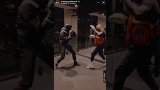 Bugzy Malone Showing Off His Boxing Skills | Audio Saviours