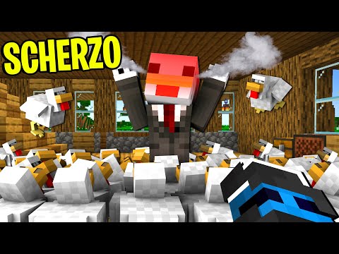 HO RIEMPITO LA SUA CASA DI POLLI - SCHERZO A BELLAFACCIA - MINECRAFT ITA