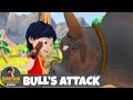Bull's Attack on The Shiva | Shiva | शिवा | Ep 28 Funny Action Cartoon | Shiva TV Show 2024 Hindi