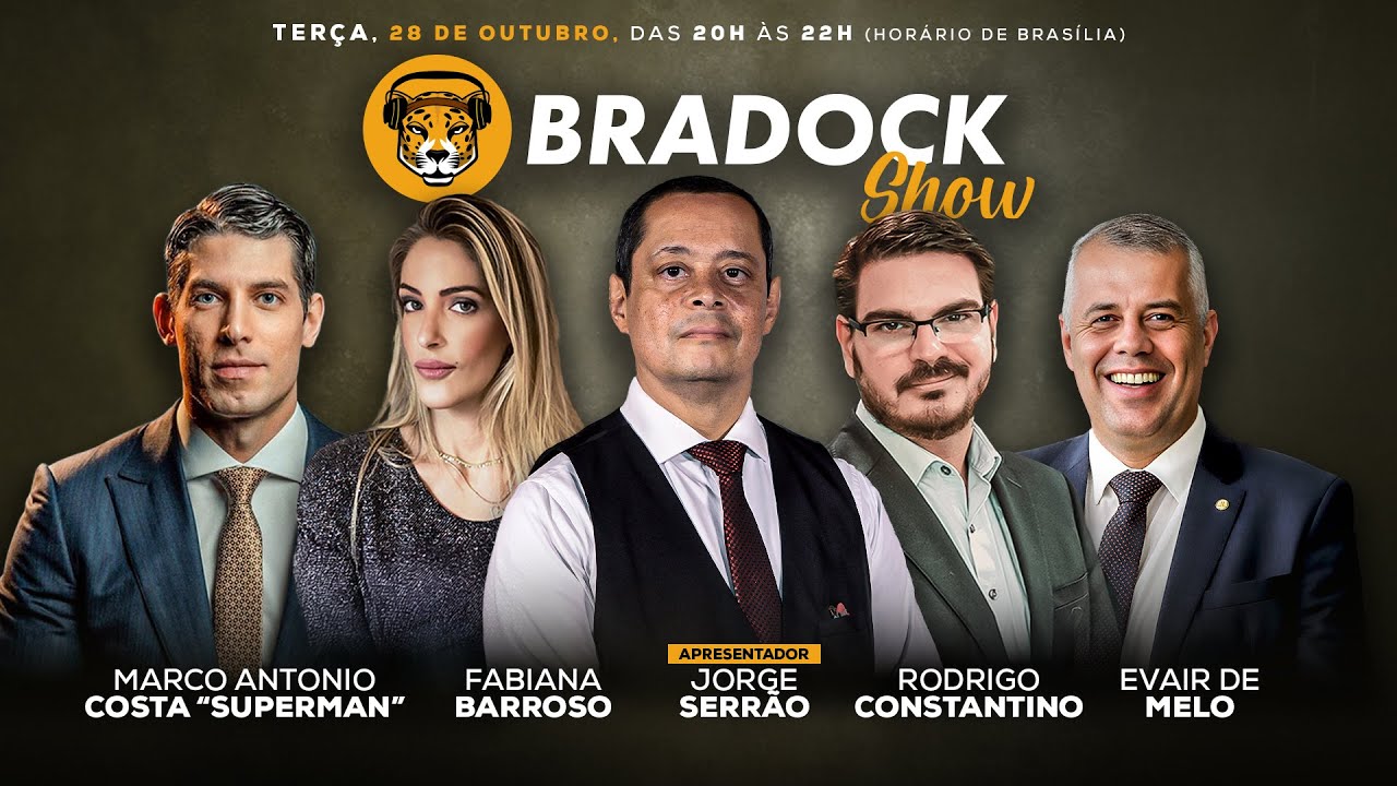 Bradock Show 28/10/25 - Serrão, Constantino, Fabi Barroso e Dárcio Bracarense