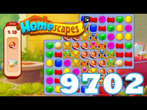 Homescapes Level 9702 HD 3 - match puzzle game | Gameplay Walkthrough | android | GameGo Game | IOS