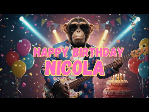 NICOLA Happy Birthday Song - Happy Birthday to Nicola