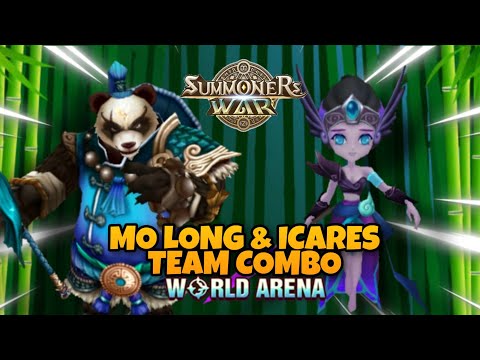 Mo Long & Icares Team Combo in World Arena - Summoners War