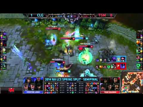 Bjergsen Karma penta kill against CLG in LCS semi final