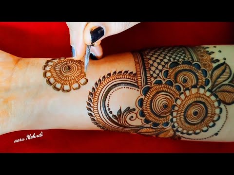 beautiful floral intricate bridal mehndi  |front hand dulhan mehndi design |wedding henna designs