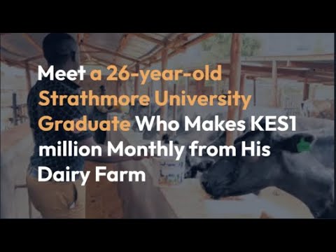 Meet This 26-year- old Kenyan Making $10k Per Month Selling Milk| How To Get Started #5of5000