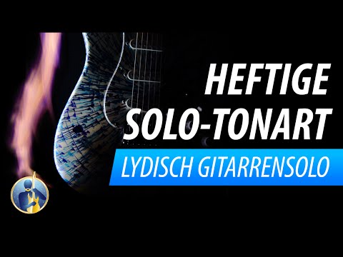 ► Heftige Solo-Tonart Lernen! ► Lydisch Gitarrensolo ► Improvisieren Beispiel !