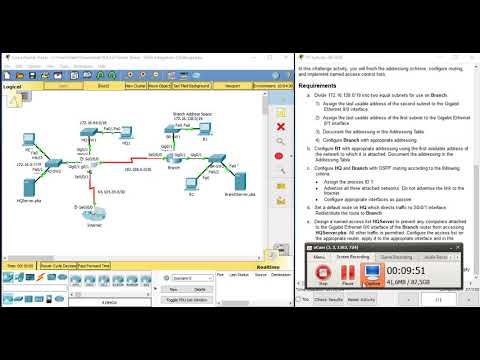 9.4.2.8 Packet Tracer - Skills Integration Challenge