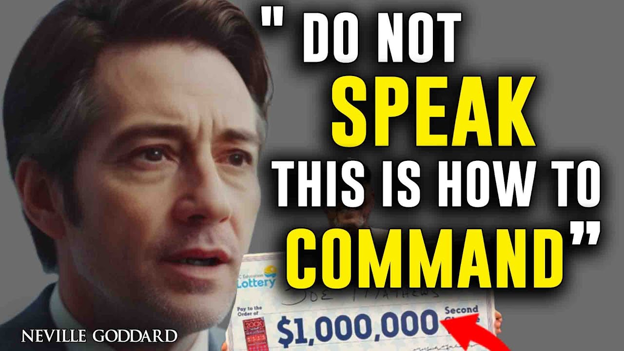 Once You COMMAND..The Universe CAN’T Ignore You - NEVILLE GODDARD