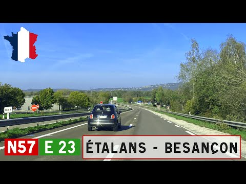 France (F): N57 Étalans - Besançon