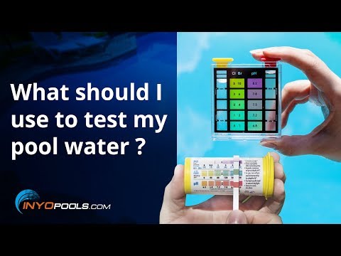 What should I use to test my pool water?