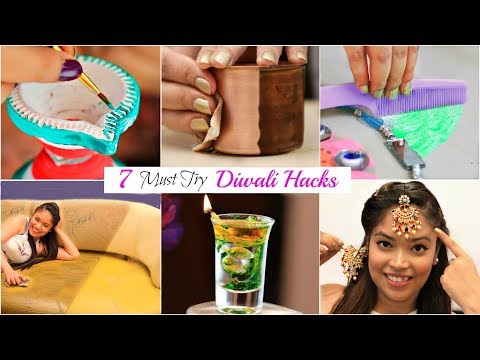7 DIWALI Hacks You MUST Try - Decoration Ideas | #LifeHacks #Fun #Anaysa