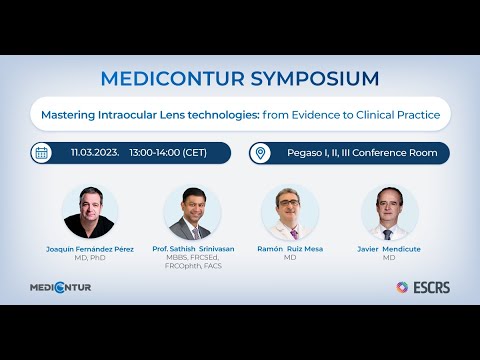 Medicontur Symposium - Mastering Intraocular Lens Technologies - ESCRS Winter Meeting 2023