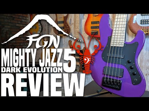 FGN Mighty Jazz Dark Evolution 5 String - A Ferocious Fiver from Fujigen! - LowEndLobster Review