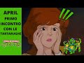 IL PRIMO INCONTRO TRA APRIL E Le Tartarughe Ninja LEI SVIENE Cartone Animato Anni 80 TMNT