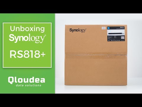 Unboxing Synology RS818+ - Servidor de almacenamiento para oficinas