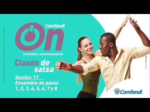 Aprendiendo a Bailar Salsa Sesión 11: Ensamble de Pasos 1, 2, 3, 4, 5, 6 y 7 con Tema Musical – 16 Noviembre