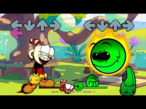 [SWAP] FNF NEW Geometry Dash 2.2 VS Indie Cross All Phases Sings Can Can | Friday Night Funkin'