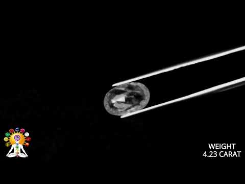 White Sapphire 4.23ct. (Premium) video