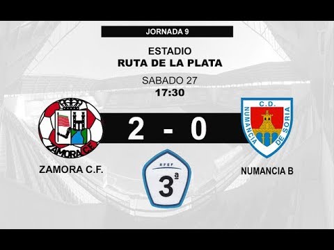 ZAMORA C.F. 2-0 NUMANCIA B.: RESUMEN DEL PARTIDO
