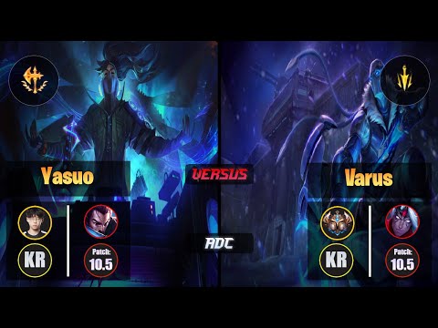 Zenit YASUO (ADC) [Conqueror] VS VARUS - Challenger KR Patch 10.5