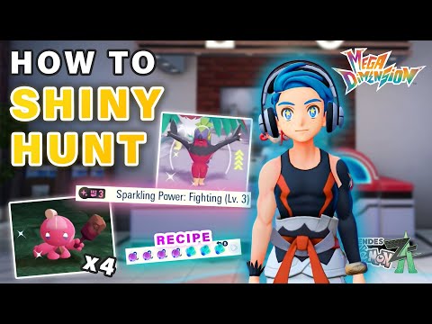 How to SHINY HUNT with Sparkling Donuts in Mega Dimension DLC ► Pokemon Legends ZA