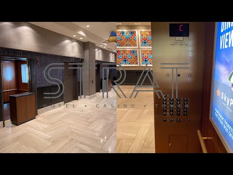Fast Otis Traction elevators @ The STRAT, Central Tower - Las Vegas, NV