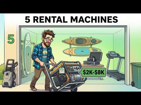 5 Boring Rental Businesses That Pay $2K–$8K From Your Garage
