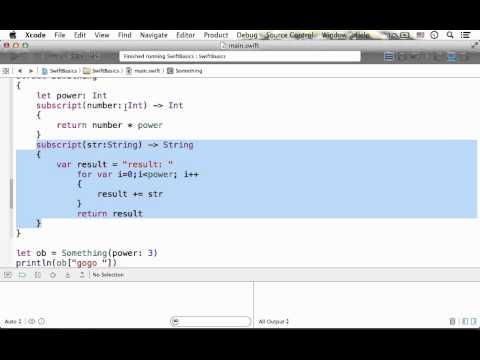 Multiple Subscripts in Swift